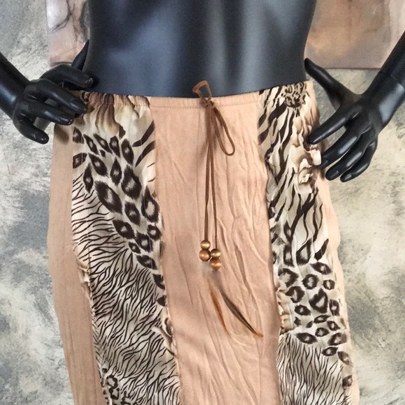 Faux Suede Tattered Skirt - Picture 2 of 4